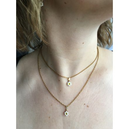 Kisvirág margaréta nyaklánc