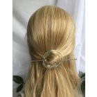 Átlátszó borosüveg hajdísz