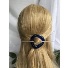 Kék sörösüveg hajdísz