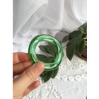 Zöld sörösüveg hajdísz