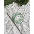 Világöszöld borosüveg hajdísz 2.