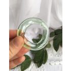 Világöszöld borosüveg hajdísz 2.