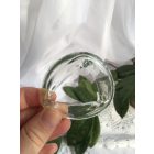 Átlátszó bosorüveg hajdísz 2.