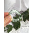 Világöszöld borosüveg hajdísz