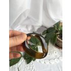 Barna borosüveg hajdísz 