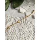 Kisvirág margaréta karkötő, 3 virágos