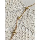 Kisvirág margaréta karkötő, 3 virágos