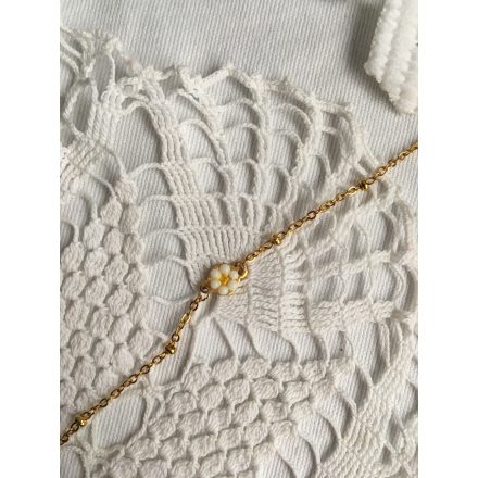 Kisvirág margaréta karkötő, 1 virágos