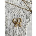 Kisvirág margaréta fülbevaló, kapcsos