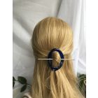 Kék sörösüveg hajdísz 2.