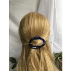 Kék sörösüveg hajdísz 2.