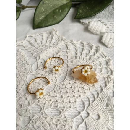 Kisvirág margaréta gyűrű